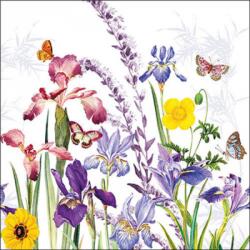 Ambiente Iris garden papírszalvéta 33x33cm, 20db-os