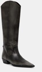Vagabond Shoemakers bőr cowboy csizma CASSIE fekete, női, lapos talpú, 5750-218-17 - fekete Női 40