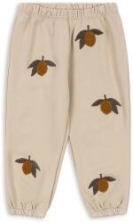 Konges Sløjd gyerek melegítőnadrág LOU TERRY SWEAT PANTS OCS bézs, mintás, KS102023 - bézs 134-140