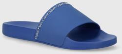 Calvin Klein papucs POOL SLIDE RUBBER férfi, HM0HM00981 - kék Férfi 41