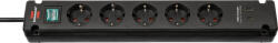 brennenstuhl 5 Plug + 2 USB 3 m (1150660415)