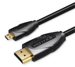 Vention micro HDMI/M -> HDMI/M, 1m, kábel (fekete) (VAA-D03-B100) (VAA-D03-B100)
