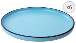 Heinner Set Farfurii Intinse Heinner Ceramica 27Cm Electra 6 Bucati Albastru (HR-WDF-A276)
