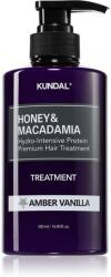KUNDAL Honey & Macadamia Amber Vanilla intenzív hidratáló koncentrátum a károsult hajra 500 ml