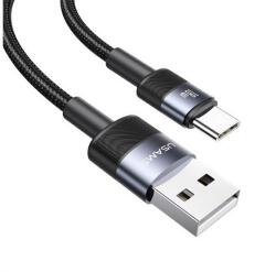 USAMS SY cablu de date (USB - Tip-C, 6A, încărcător rapid PD, 120cm, șiret) NEGRU SJ718USBSG01 (SJ718USBSG01)