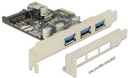 Delock PCI Express Card > 3x external + 1x internal USB 3.0 Type-A female (89301)