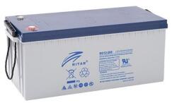 Ritar Оловна гелова батерия RITAR (DG12-200), 12V, 200Ah, 522 /240/ 219 mm, F10/M8 (RITAR-DG12-200) - zettabytex