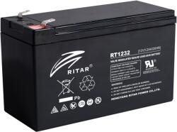 Ritar Оловна Батерия RITAR (RT1232), 12V, 3.2 Ah, AGM, 134/ 67/ 60 mm (RITAR-RT1232) - zettabytex
