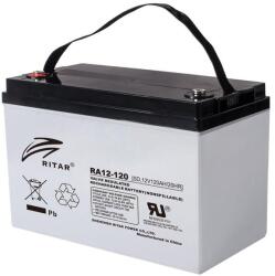 Ritar Оловна батерия RITAR (RA12-120), AGM, 12V, 120 Ah, 407/ 177/ 225 mm, F12(M8) (RITAR-RA12-120) - zettabytex