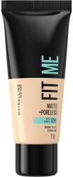 Maybelline Fit Me! Matte + Poreless alapozó /110 Porcelain - 1 db