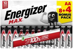 Energizer Elem ceruza ENERGIZER "Max" AA 8+4 darabos EMAAB8+4N (EMAAB8+4N)