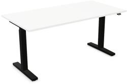 Nowy Styl Íróasztal NOWYSTYL elektromosan állítható magasságú 1600x800 mm fekete T-lábas fehér WEUP009-00000013 (WEUP009-00000013)