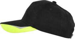 Sara Workwear Черна шапка с козирка и сигнален елемент Comfort Plus (1-14-620-25-27-1)