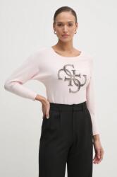 GUESS pulóver EMERIE könnyű, női, rózsaszín, W5RR37 Z2NQ2 - rózsaszín XL