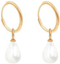 Lilou aranyozott fülbevaló Pearls A03/MARKET/ANS/223 - arany Univerzális méret