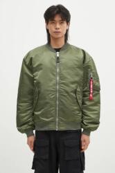 Alpha Industries bomber dzseki MA-1 CS férfi, zöld, átmeneti, oversize, 136136 - zöld XL