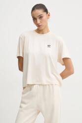 Adidas t-shirt SNAKE TRF TEE női, bézs, JC5747 - bézs S