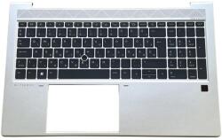 HP Elitebook 850 G7 850 G8 855 G7 855 G8 háttérvilágítással (backlit) trackpointtal (pointer) ezüst burkolattal (topcase) magyar (HU) laptop/notebook billentyűzet gyári