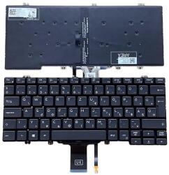Dell Latitude 5300 5310 7300 háttérvilágítással (backlit) magyar (HU) fekete laptop/notebook billentyűzet gyári
