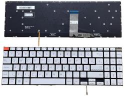 ASUS Vivobook Pro 15 OLED K6502 K6502Z K6502V Vivobook Pro 16 OLED K6602 K6602Z K6602ZC K6602ZE K6602V K6602VV K6602VU K6602HC háttérvilágítással (backlit) ezüst magyar (HU) laptop/notebook billentyűzet gy