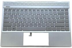 HP ENVY 13-AH 13-AH0000 13-AH1000 háttérvilágítással (backlit) ezüst burkolattal (topcase) magyar (HU) laptop/notebook billentyűzet gyári