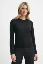 Filippa K gyapjú pulóver könnyű, női, fekete, 28920 - fekete XL