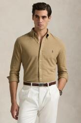 Ralph Lauren pamut ing férfi, legombolt galléros, bézs, regular, 710654408 - bézs XXL