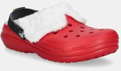 Crocs gyerek papucs CLASSIC LINED SANTA CLOG piros, 210931 - piros 29/30