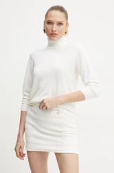 Giorgio Armani gyapjú pulóver könnyű, női, bézs, garbónyakú, 6DYM1K YME3Z - bézs XS