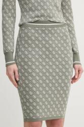 Guess szoknya LISE zöld, mini, ceruza fazonú, W4BD53 Z37K0 - zöld L