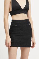 Marciano Guess szoknya AMELIA fekete, mini, egyenes, 5RGD01 5852Z - fekete XS