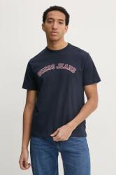 Guess Jeans t-shirt sötétkék, férfi, nyomott mintás, M5RI75 K8FQ4 - sötétkék XXL
