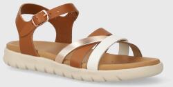 Geox gyerekszandál bőrből SANDAL SOLEIMA barna - barna 32