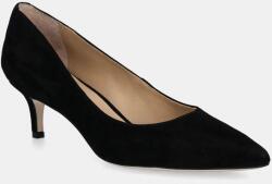 Lauren Ralph Lauren velúr magassarkú cipő Adrienne fekete, 802962174001 - fekete Női 40