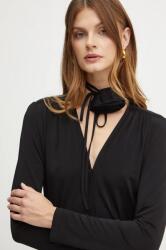 MARELLA felső fekete, női, sima, 2423946102200 - fekete XL