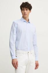 Sisley pamut ing férfi, olasz galléros, regular, 5VJUSQ04C - kék 38
