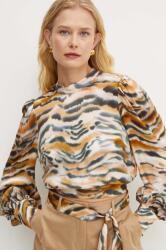 TWINSET felső barna, női, mintás, 242TP2654 - barna 34