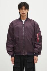 Alpha Industries bomber dzseki MA-1 CS férfi, lila, átmeneti, oversize, 136136 - lila XL