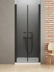 NEW TRENDY New Soleo Black uși de duș 110 cm înclinabilă negru mat/sticlă transparentă D-0217A (D0217A)