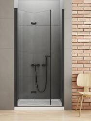 NEW TRENDY New Soleo Black uși de duș 70 cm pliantă negru mat/sticlă transparentă D-0219A (D0219A)