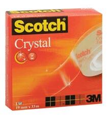 3M Самозалепваща лента Cristal 600/602 19мм x 33м