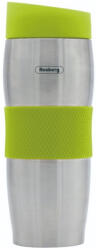 Rosberg Cana termos Rosberg R52011C, 380 ml, Pereti dubli, Ergonomic, Otel inoxidabil, Verde/Argintiu (R52011C - green)