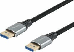 Equip 119282 Prémium DisplayPort 2.1 - DisplayPort 2.1 16K 60Hz kábel 2m - Fekete (119282)