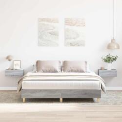 vidaXL sonoma tölgyszínű szerelt fa ágykeret matrac nélkül 150x200 cm (3328713) - vidaxl