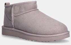 Ugg cizme de zăpadă din piele întoarsă Classic Ultra Mini culoarea violet, 1116109-PSK 9BYH-OBD1KR_04X (1116109.PSK)