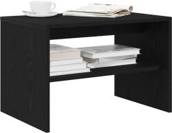 vidaXL fekete tölgy színű szerelt fa TV-szekrény 60x40x40 cm (859101)