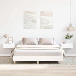 vidaXL fehér szerelt fa ágykeret matrac nélkül 150 x 200 cm (3328708)