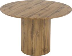 TEMPO KONDELA Étkezőasztal, tölgy, átmérő 120 cm, MAHIR TYP 2 - kondela