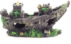 Epavă navă cu aburi, decor acvariu (260 x 105 x 125 mm)