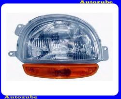RENAULT TWINGO 1 1993.05-1998.08 Fényszóró jobb sárga indexes (H4) (motor nélkül) DEPO 551-1118R-LD-EM